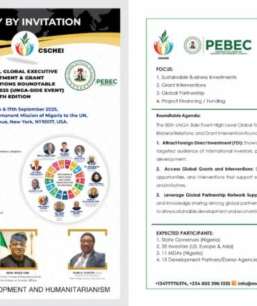 NUSACC CEO To Deliver Keynote At Prestigious UN Roundtable On Investment & Grant Interventions