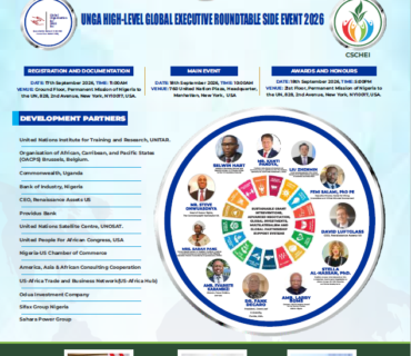 NUSACC CEO Dr. Lee Olaniyi Kareem Honored as Guest Speaker at UNGA High-Level Global Executive Roundtable Side Event 2026